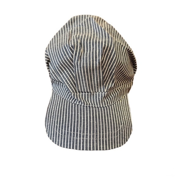 NWT Train Conductor Hat - Adjustable Snap Back‎ Cap Pinstripes Costume - Picture 1 of 5